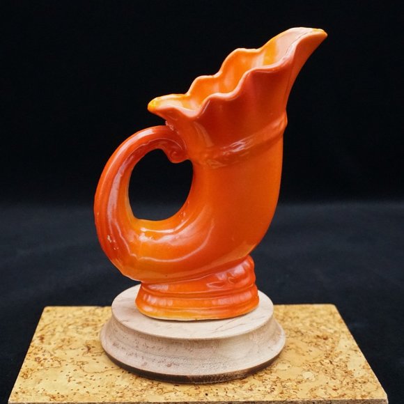 Vintage 40s 50s Cornucopia Bud Vase, Made in Occupied Japan - Picture 2 of 7